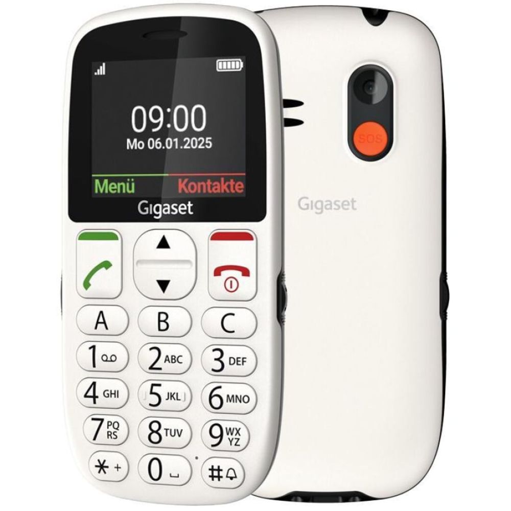 TELEFONO MOVIL GIGASET GL395 DUAL SIM BLANCO 2,2″