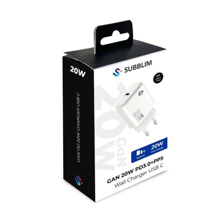 SUBCHG-6G2001 GAN 20W CHARGER USB C